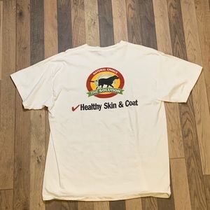 Vintage dog food shirt L